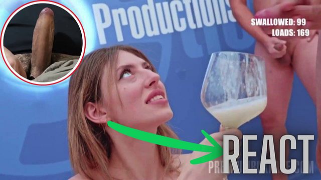 Slavic School Teacher Swallows 213 Loads in Massive Gokkun Bukkake Session