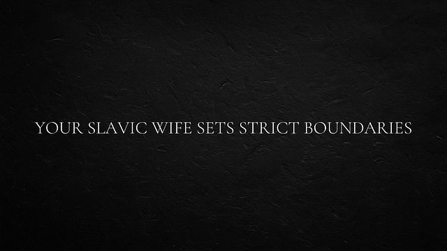 Strict Rules from Your Slavic Wife in Passionate Bedroom Drama
